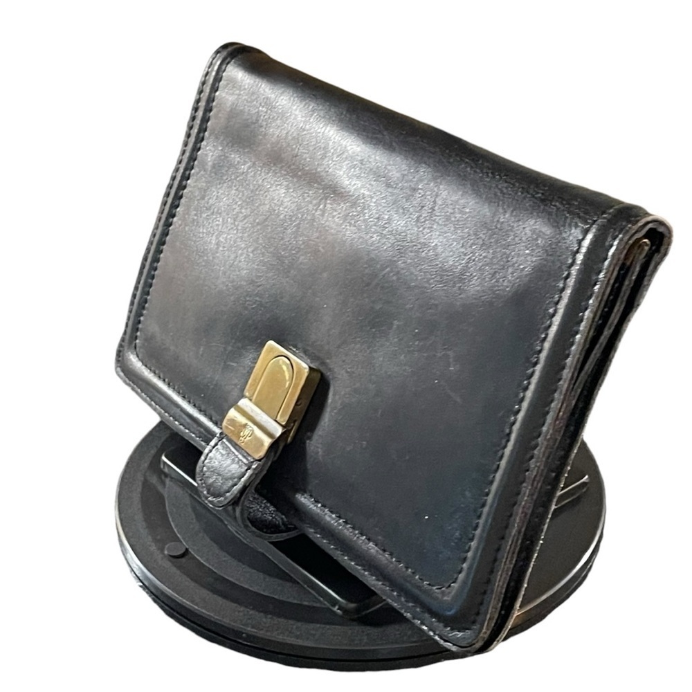 CaGi Vintage Black Leather Men's Bag Wrist Clutch Man Bag Gentleman's Bag - Picture 2 of 16